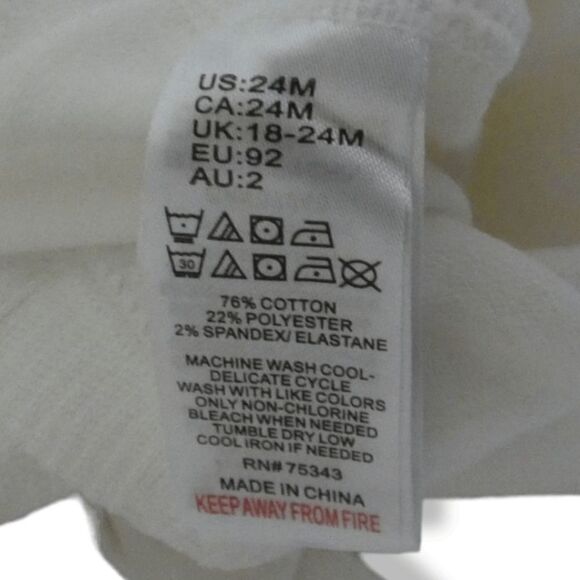 NWT Cupcakes & Cashmere Baby Girl 3pc Sweater Dress Set Oatmeal Bow Knit 24M - Picture 6 of 8